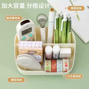 Multi Function Cosmetic Vanity Plastic <b>Makeup</b> Organizer 1-3L Simple Style 4 In 1 Desktop Storage <b>Box</b> For Beauty Tools - Product Image 3