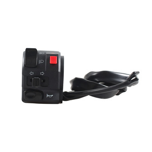 Motorcycle Handlebar <b>Switch</b> 12V 22mm Universal <b>Lighting</b> Control Compact Plastic Retrofit Upgrade Part MP-1065-BK - Product Image 3