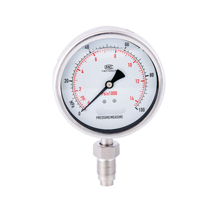 เกจวัดไดอะแฟรมแบบเชื่อมต่อชัคขนาด 50.5 มม. เกรดสุขภัณฑ์ราคาประหยัด - Product Image 2