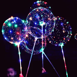 Mother S Day Lighting Bobo Balloon Luz Para Globos Lights Happy Birthday Party Luminous Led Balloons For Ballon