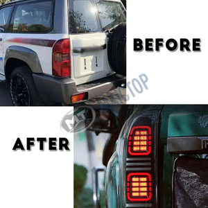 Adecuado para la actualización de Nissan Patrol Y61 de 2005 a 2022 con conjunto de luces traseras LED y direccionales secuenciales. - Product Image 3
