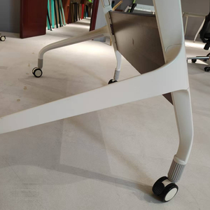 Mesa de Entrenamiento Moderna Plegable y Ajustable de Aleación de Aluminio Gris Oscuro con Patas de Acero para Hospital, Escuela y Aula - Product Image 5