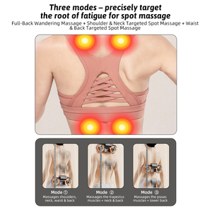 Cama de Masaje con Calor para Cuello, Espalda, Hombros y Piernas, Amasamiento 3D para Aliviar el Dolor Corporal - Product Image 3