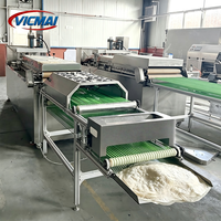 Machine commerciale automatique pour la fabrication de feuilles de rouleaux de printemps et de samosas, laminoir à pâte pour restaurants et usines, chauffage au gaz et électrique