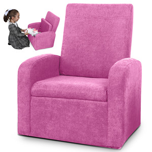 HMS bambini comodo rosa poltrona imbottita reclinabile con ripostiglio per soggiorno - Product Image 3