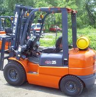 Prix direct usine CPQD25 Chariot élévateur à essence GPL 2,5 tonnes, hauteur de levage 3m, chariot industriel