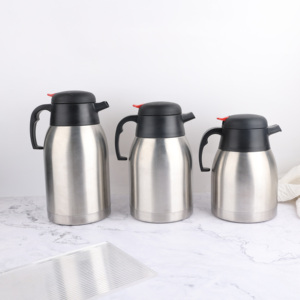Carafe à café isotherme en acier inoxydable durable de grande capacité – Idéale pour la maison, le bureau, les cafés et les réunions de famille - Product Image 1