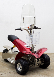Hoogwaardige 3-wiel elektrische minigolfkarretjes, eenpersoons golfbuggy - Product Image 5