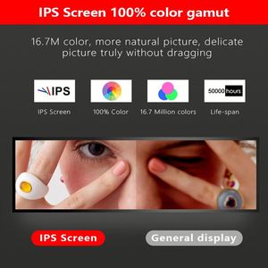 LuxGaze LCD Edge Shelf Ascenseur de métro extérieur Signalisation numérique Barre tendue murale Affichage publicitaire avec SDK - Product Image 5