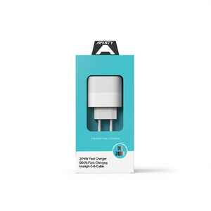 Cargador Rápido Ansty AY-005 de 20W con Cable C-C, Color Negro - Product Image 2