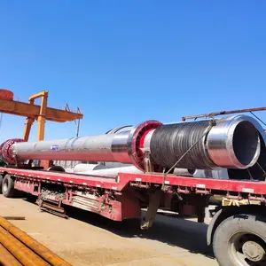 Transfer panas tinggi efisiensi disesuaikan katalis Calcining Rotary Kiln listrik calcinasi Rotary Kiln kaliper Putar