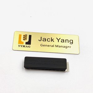 Magneti per Badge con Potente Magnete al Neodimio, Adesivo 3M sul Lato Anteriore, Porta Badge Magnetici - Product Image 2