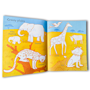 Livre d'autocollants en carton pour l'apprentissage précoce des enfants, papier épais, animaux, circulation, activité, livre d'autocollants, jouet éducatif pour enfants - Product Image 4