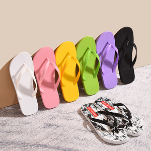 Chanclas con logotipo personalizado Summer Beach Pool <span class=keywords><strong>Cora</strong></span> Flat Slipper - Product Image 2