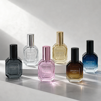Flacon vaporisateur de parfum rotatif vide en verre de 10 ml, format voyage, mini, portable, coloré, rechargeable, OEM