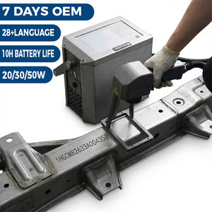 20w 30w 50w Fiber El Tipi Lazer Markalama Makinesi, Şasi Numarası Vin Kodu için Taşınabilir Lazer Markalama Makinesi - Product Image 1