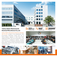 BELTEN BT-9500G10 25L Kraftstofftank 420cc 7-7,5KW Benzin-Stromgenerator Tragbar 4-Takt Luftgekühlt Doppelspannung 110V/220V