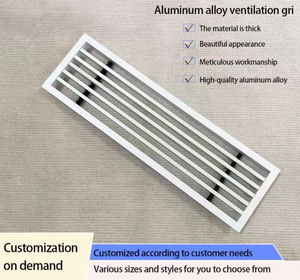 <span class=keywords><strong>Grille</strong></span> de ventilation extérieure durable en alliage d'aluminium moderne Ruiboyou, rectangulaire, à charnières, avec <span class=keywords><strong>filtre</strong></span>, taille personnalisée - Product Image 5