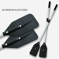 Pagaies flottantes en alliage d'aluminium pour bateaux et kayaks, pour la navigation en eaux océaniques, 140 cm