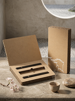 Boîte d'emballage rigide en papier kraft nid d'abeille de luxe personnalisée, fermeture magnétique, matériaux recyclés, boîte cadeau biodégradable pour produits essentiels