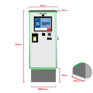 Volautomatische Betaalautomaat Machine Met Bankbiljet Munt Creditcard Online Zelfbedieningssysteem Voor Parkeerplaats