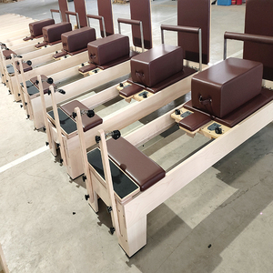 Equipo de Entrenamiento de Pilates para el Core, Juego Completo, Logotipo Personalizado, Reformer de Pilates de Madera de Arce con Patas de Madera Desmontables, Duradero - Product Image 6