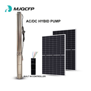 4inch Hybrid Deep Well <strong>Pump</strong> 5m3/h Large Flow 0.75Kw Dc <strong>Solar</strong> <strong>Submersible</strong> Borehole <strong>Pump</strong> Water <strong>Pump</strong> for Agriculture Irrigation - Product Image 1