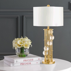 Postmodern Creative Desk Lamp Color Crystal Ball Light Luxury Living Room Bedroom Model Children's Room Decorative Lamp - Product Image 4