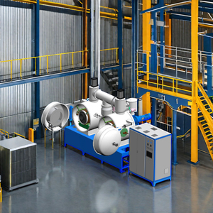 Metodo di riscaldamento a induzione grandi materiali di carico sottovuoto sinterizzazione forno industriale di trattamento termico purificato - Product Image 4