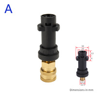 Accessoire pour nettoyeur haute pression personnalisé Adaptateur de lance en mousse métallique Raccord de rallonge de pistolet à savon