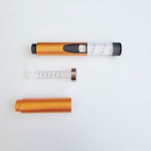 Reusable Dosing <b>Pen</b> Leak Resistant Metal Cap Injection Tool 60IU Adjustable Dose 3ml Cartridge <b>Refillable</b> <b>Pen</b> Injector Device - Product Image 2