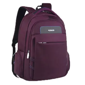 Mochila personalizada em nylon para laptop, bolsa para escola