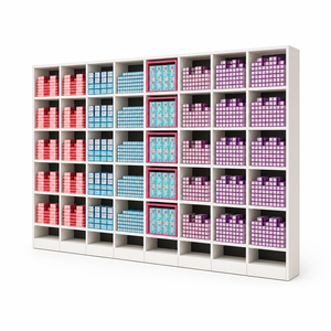Estanterías de Exhibición para Tiendas de Cosméticos Personalizadas, Diseño Interior de Tiendas Minoristas de Madera, Góndola de Maquillaje para Boutique de Belleza - Product Image 2