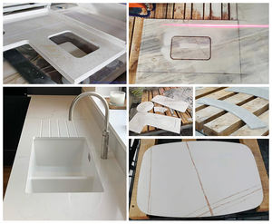 Sierra de Puente CNC de Alta Precisión, Máquina Automática de Corte de Piedra a 45 Grados para Losas de Granito, Mármol y Cuarzo - Product Image 6