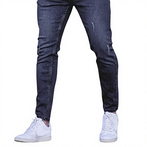 Premium Quality Men's Ripped Denim <b>Jeans</b> High Waist Hip Hop Vintage Slim/Relaxed Fit Boyfriend 100% Cotton Outdoor Casual Pants - Product Image 3
