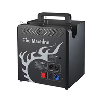 Effet d'éclairage de scène 3 têtes Fire Flame Machine Stage DMX 512 Spray Professional DJ concert Equipment
