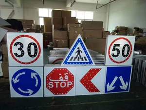 Tùy chỉnh cao phản xạ tấm nhôm dấu hiệu đường giao thông đường bộ dấu hiệu dán dấu hiệu giao thông cho an toàn đường Bộ cảnh báo - Product Image 4