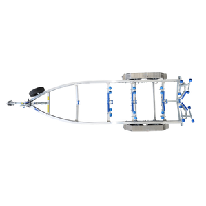 Soporte Inferior para Remolque <span class=keywords><strong>de</strong></span> Barco, Tipo Rodillo/Tabla <span class=keywords><strong>de</strong></span> Madera, Galvanizado en Caliente, Anticorrosión, Doble Eje, Capacidad <span class=keywords><strong>de</strong></span> Carga <span class=keywords><strong>de</strong></span> 3000 kg - Product Image 2