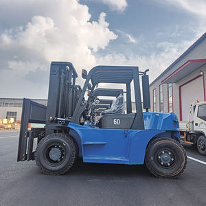 Prix de gros Chariot élévateur diesel portable de 6 tonnes Magasins d'ameublement Chariot élévateur diesel 4x4 Transmission hydraulique Chariot élévateur diesel - Product Image 2