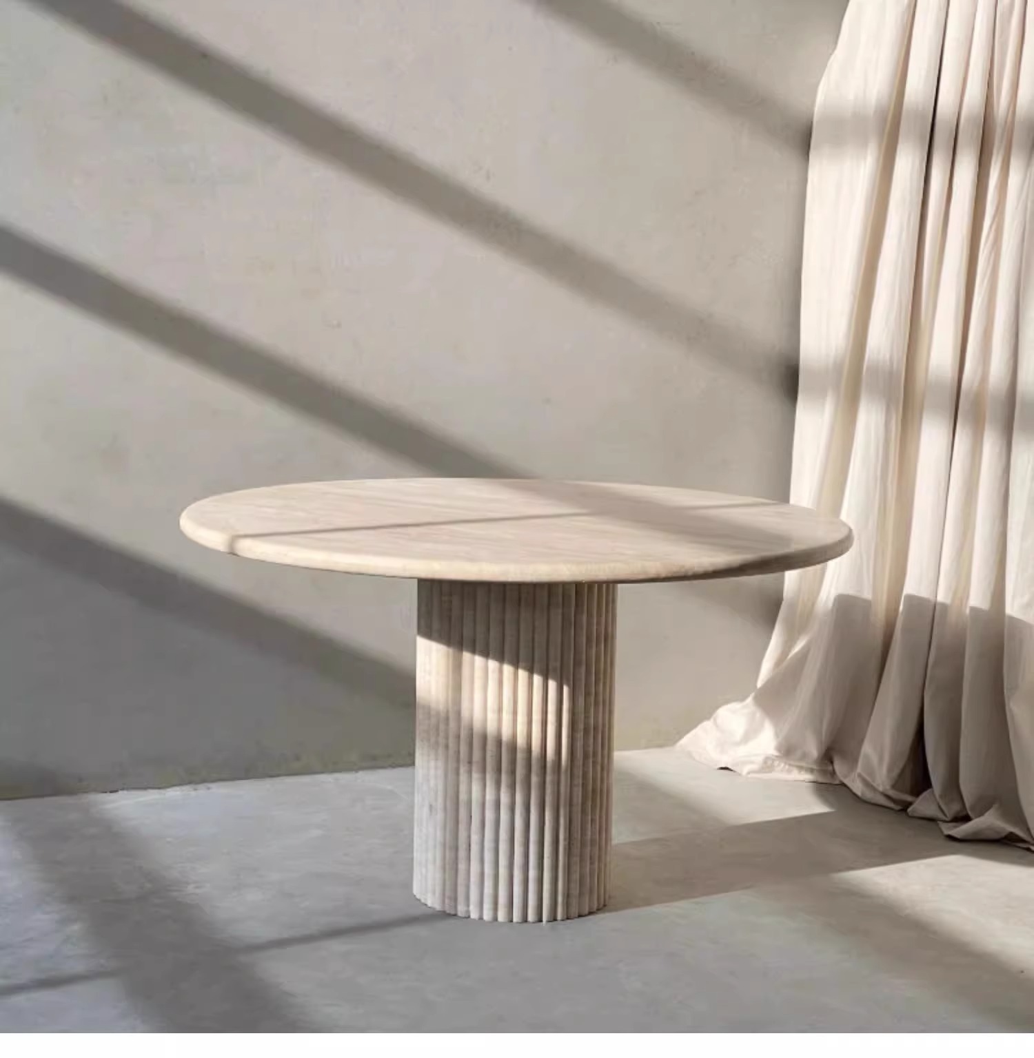 dining table stone outside big