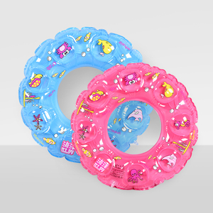 Индивидуальные надувные ПВХ летние плавательные кольца портативный безопасный бассейн поплавок для взрослых детей пляжная вечеринка водные виды спорта логотип весело - Product Image 6