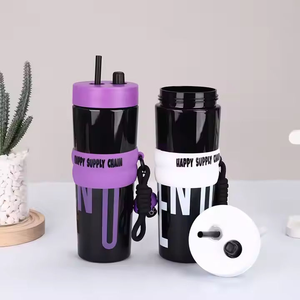 Vaso Deportivo de Plástico PC de Gran Capacidad, Resistente a Altas Temperaturas, con Aislamiento Térmico de 0 a 6 Horas, Diseño Simple, Venta Caliente - Product Image 4