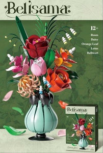 Mattoncini da Costruzione Creativi DIY di Alta Qualità, Grande Fiore in ABS, Set da 868 Pezzi per Adulti, Regalo per Donne - Product Image 5