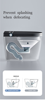WC intelligent sans réservoir à poser au sol, bidet électrique automatique, cuvette de toilette connectée, articles sanitaires à prix abordable
