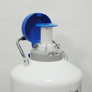 Dewar de stockage d'échantillons cryogéniques PCZPX en alliage d'aluminium léger YDS-6-50 6L 50mm pour <span class=keywords><strong>azote</strong></span> <span class=keywords><strong>liquide</strong></span>, facile à utiliser - Product Image 3