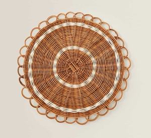 Mantel Individual Grande de Pasto Marino Hecho a Mano con Pétalos de Flores, Clásico, Ecológico, Hecho en Vietnam, para Mesa de Comedor, Artesanía Natural, Tapetes de Mimbre - Product Image 5