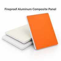 Panneau composite en aluminium ignifuge 4 mm, revêtement PVDF noir, panneau ACM pour revêtement mural extérieur