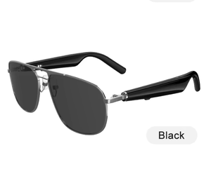 G01 Gafas de audio inteligentes para hombres Mujeres UV400 TAC HD Impermeable IPX4 Cámara de un clic Gafas de sol polarizadas Asistente de voz para - Product Image 1