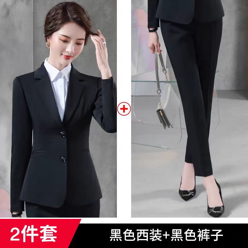 Black suit pants