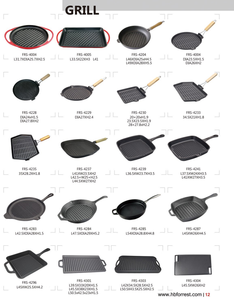 <span class=keywords><strong>Barbecue</strong></span> réversible en <span class=keywords><strong>fonte</strong></span> pré-assaisonnée, moulage sous pression, Double Grill, poêle pour la cuisine, Camping en plein air - Product Image 5